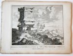 Unknown engraver, Pieter Schenk (1660-1713) - [Antique print, etching/ets, Rome] MONUMENTUM PUBL. VIBII MARIANI; in via CASSIA... Views of Rome [Set title] (gezicht op Rome: Graf van Vibius Marianus, buyten Romen), published 1705.