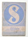 Sachs - Sachs 50, type Saxonette : instructieboekje Nr. 311.2/H