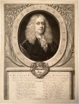 Abraham Bloteling (1640-1690), after Nicolaes Maes (1634-1693) - [Antique print, mezzotint] Portrait of Hieronymus van Beverningh, published before 1690, 1 p.
