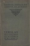 Algemeene Federatie der Vakbonden van Antwerpen - Verslag over de werkzaamheden van af den 30 november 1920 tot den 31 december 1921