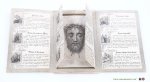 (Anonym). - (fold out print). Le Chemin de la croix. Pratique chrétienne pour avancer dans la piété.