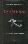 Joachim Sartorius, Hugo Claus - De tafel is leeg Een keuze uit de gedichten. Vertaling Hugo Claus.