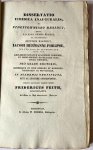 Feith, Fridericus, uit Groningen - Dissertatio iuridica inauguralis, de fideicommisso residui [...] Groningen W. Zuidema 1835