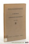 Bretholz, Berthold. - Lateinische Paläographie. Dritte Auflage.