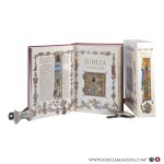 Oliveira, Raimundo de / Joao Gomes Filipe / Lamberto Schiatti (eds.). - Bíblia Sagrada. Com ilustrações "Bible de Sens" dos séculos XIV e XV. Oliveira, Raimundo de / Joao Gomes Filipe / Lamberto Schiatti (eds.). - Bíblia Sagrada. Com ilustrações "Bible de Sens" dos séculos XIV e XV.