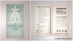 N/A, - Fahrplan der Stern und Kreisschiffahrt im Olympia-Jahr 1936. N/A, - Fahrplan der Stern und Kreisschiffahrt im Olympia-Jahr 1936.