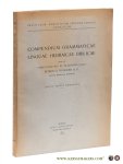 Duncker, Petrus G. - Compendium Grammaticae Linguae Hebraicae Biblicae. Exaravit chrestomathia et glossario auxit. Edition Tertia Emendata.