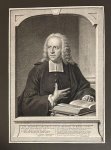 Tanje, PIeter, naar Philip van Dijk. - Original engraving and etching 1761 I Portret van predikant Johannes Plevier (1685-1762) op 57-jarige leeftijd, 1 p.