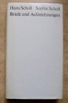 Jens, Inge - Hans Scholl. Sophie Scholl - Briefe und Aufzeichnungen