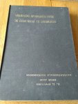 Afstudeeropdracht Groep Wegen Cursusjaar 1972 - 1973 - Verhoging Spoorbrug over de Oude Maas te Dordrecht 1972 - 1973