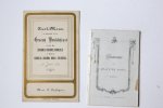  - Groot programma en tafel-reglement bij gelegenheid van het diner op donderdag 25 juni 1885 ter feestelijke viering van de aanstaande echtvereeniging van Mejuffrouw C.J.M. Uylenberg en den Heer J.A. Binneveld [te Rotterdam]. Rotterdam, J.H. Wei...