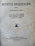 Pini, Giorgio (vertaling Mary Robbers) - Mussolini