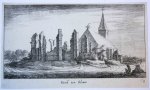Geertruydt Roghman (1625-1657) after/with Roelant Roghman (1627-1692) - Antique print, etching | Kerck tot Sloten / Sloterkerk, published ca. 1650, 1 p.