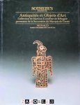  - Sotheby's Antiquités et Objets d'Art. Collection de Martine, Comtesse de Béhague provenant de la Succession du Marquis de Ganay. Monaco 5 december 1987
