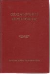 Beresteyn en H.L. Kruimel, jhr. mr. dr. E.A. van - Genealogisch Repertorium A-L en M-Z (2 delen).  Herzien en tot 1 jan.1970 bijgewerkt door H.L.Kruimel. ompleet met Supplement 1970-1984 samengesteld door P.A. Christiaans en A.J. van der Tang.