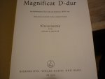Bach; J. S. (1685-1750) - Magnificat D-Dur BWV 243 für fünf stimmigen, Chor, Soli, Orchester / herausgegeben von Alfred Durr / Klavierauszug von Eduard Muller