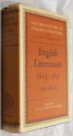 Ian Jack - English Literature 1815-1832. The Oxford History Of English Literature volume X.