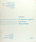 Delatte, L. et al. - Seneque: De Constantia Sapientis. Index verborum, Relevés statistique