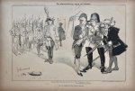 Braakensiek, Johan (1858-1940) - [Original lithograph/lithografie by Johan Braakensiek] De samenzwering tegen de kieswet, 11 Juni 1893, 1 pp.