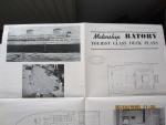 Gdynia  America  Line - m.s. "Batory" (1936-1969)  •  Deck Plans Tourist Class  (Formerly Third Class)