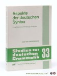 Grewendorf, Gunther. - Aspekte der deutschen Syntax. Eine Rektions-Bindungs-Analyse. [ 2. Auflage ].