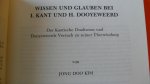 Redactie - Philosophia Reformata ( orgaan van de ver. voor Calvinistische Wijsbegeerte)I.Kant en Dooyeweerd,Wissen und glauben