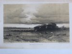 Lithografie - Drentsch Landschap