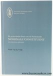 Velde, Freek Van de. - De syntactische bouw van de Nederlandse Nominale Constituent. Een diachroon onderzoek.