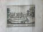 Schijnvoet, Jacobus  [ Smids,  Ludolf ] - Nieuwer grondslag van het vernietigde Huis te Vreeland aan de rechter syde. Originele kopergravure