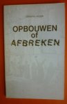 Shlomo Hizak - Opbouwen of afbreken