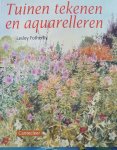 Lesley Fotherby 76924, Olaf Brenninkmeijer 59484 - Tuinen tekenen en aquarelleren