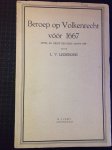 Ledeboer, L.V. - Beroep op volkenrecht voor 1667