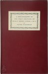 Peter Stageman - A Bibliography of the First Editions of Philip Henry Gosse, F. R. S. With introductory essays by Sacheverell Sitwell and Geoffrey Lapage
