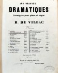 Vilbac, Reinaud de (arr.): - Les beautés dramatiques arrangées pour piano et orgue par R. de Vilbac. No. 2. Le barbier de Seville