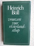 Boll, Heinrich - Vrouwen voor rivierlandschap. Roman in dialogen en zelfgesprekken.