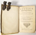 MONTALTII, LUDOVICI (BLAISE PASCAL) - Lettres provinciales, de morali & politica jesuitarum disciplina a Willelmo Wendrockio (...) E Gallica in Latinam translat; et theologicis notis illustratiae, quibus tum jesuitarum adversus Montaltium criminationes repelluntur: tum pracipua Th...