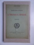 No author. - Fêtes du soixante-quinzième anniversaire de la fondation de l'Université de Gand.