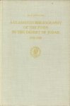 JONGELING, DR. B - A classified bibliography of the finds in the desert of Judah 1958 - 1969