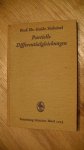 Hoheisel, Guido - Partielle Differentialgleichungen - Sammlung Göschen nr. 1003