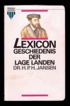 H.P.H. Jansen - Lexicon geschiedenis der lage landen