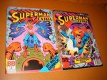 ed. - Superman Extra. BB. nr. 1 + nr. 2 [Set van 2 boeken] 1: De dodelijke Steek. 2: Het Machtsevenwicht.