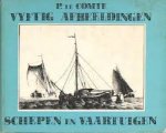 P. Le Comte - Schepen en vaartuigen in verschillende bewegingen