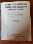 Kemp, D.W.A. van der (redactie) & J.PH. Stol (samensteller) - Zakwoordenboek Nederlands-Portugees / Portugees-Nederlands