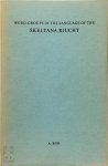 Arie Bor - Word-groups in the Language of the Skeltana Riucht A syntactic analysis with occasional lexicological observations'followed by an inquire into its punctuation and the possibility of the influence of the text spoken language