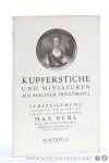 Auktion 63 - Max Perl. - Kupferstiche und Miniaturen aus Berliner Privatbesitz. Versteigerung Donnerstag, den 29. März 1917.