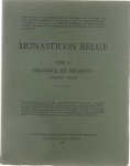 Léon-E Halkin Albert de Meyer Paul Bonenfant Centre National de Recherches d'Histoire Religieuse - Monasticon belge. T. 4 Province de Brabant Vol. 5