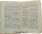 Columba, Wilhelmus / Dreas, Anthonius Gottfried - Naamlyst der Heeren Predikanten, Die onder 't resort van de E. Classis van Dokkum, Zedert de Reformatie, gedient hebben.