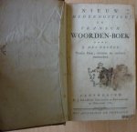 Roches, J. des - Nieuw Nederduytsch en Fransch Woorden-boek