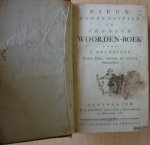 Roches, J. des - Nieuw Nederduytsch en Fransch Woorden-boek