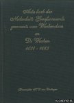 Elzelingen, H.W. van - Acta boek der Nederduits Gereformeerde gemeente van Werkendam en De Werken 1631-1663 Elzelingen, H.W. van - Acta boek der Nederduits Gereformeerde gemeente van Werkendam en De Werken 1631-1663